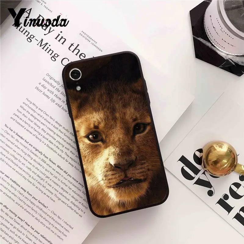 Yinuoda для iphone 7 XSMAX чехол Король Лев Simba идеальный чехол для телефона чехол для iphone 7X6 6S 8 Plus X 5 5S SE XR XS XSMAX