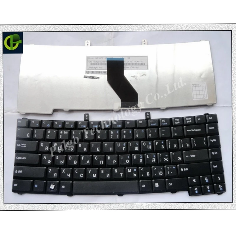 Русская клавиатура для Acer Extensa 4620 4620Z 5120 5230 5230E 5230G 5420 5610 5620G 5630 7120 7220 7420 7620 RU Черная |