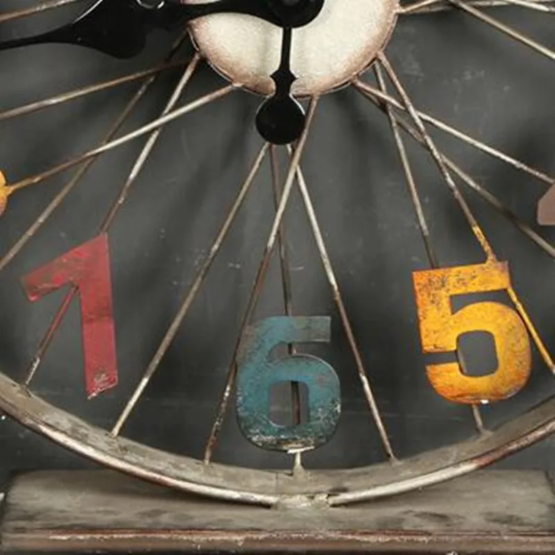 Железные настольные часы ретро большие декор homeretro reloj despertador al fajr кварцевые