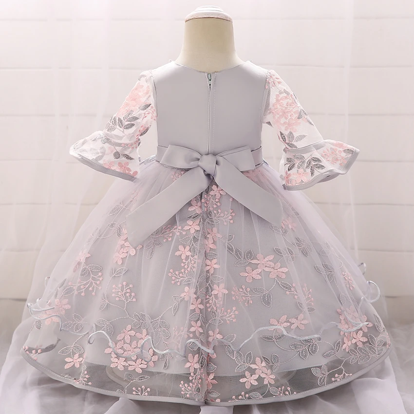 Новинка лета 2019 платье для маленьких девочек с вышивкой vestido infantil Одежда