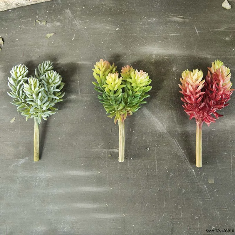 6 вилок искусственные влагозапасающие растения пейзаж с лотосами Декоративные