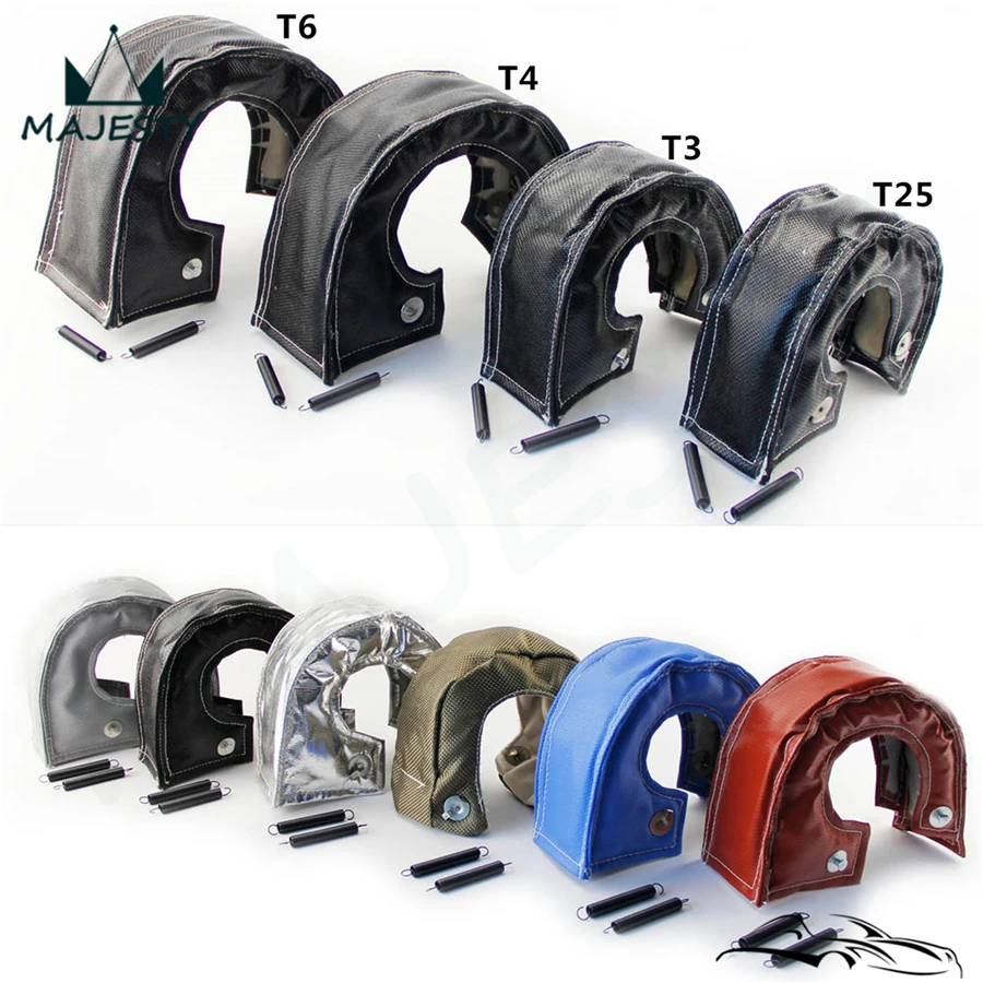 Турбо одеяло тепловой щит крышка турбонагнетателя обертывание подходит GT40 GT42 T4