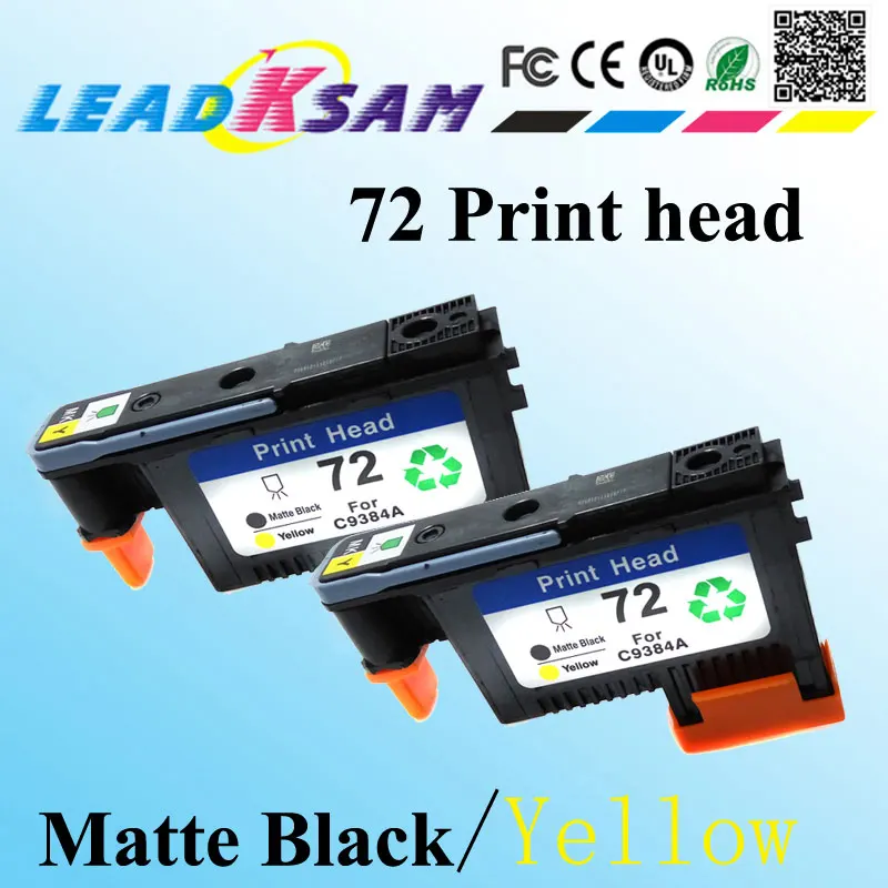 2x MK/Y 72 Печатающая головка совместима с hp72 C9384A для Designjet