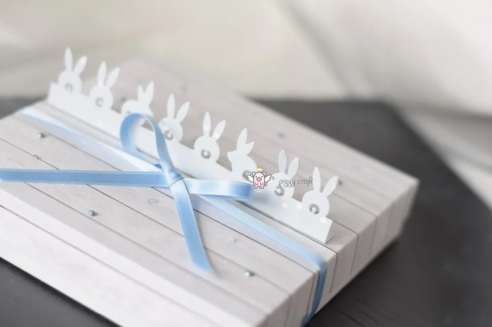 PP ремесло металла резки высечки формы Кролик полосы украшения скрапбукинга