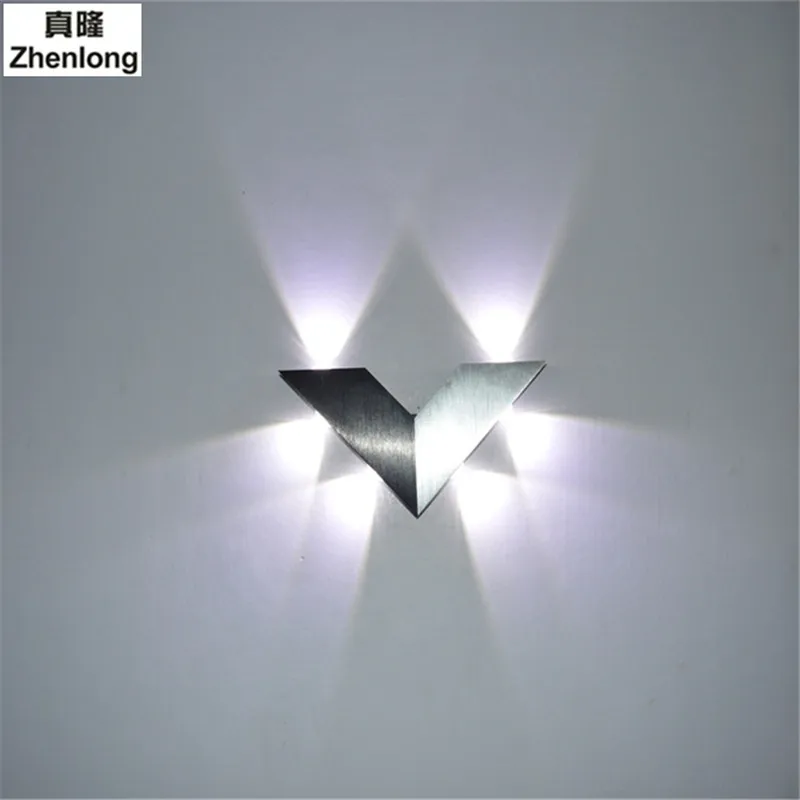 6W AC220V Modern Minimalist LED Triangular Wall Lamp Children Room Light Creative Hotel Bar KTV Effect | Лампы и освещение