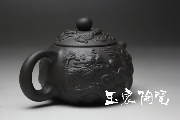 Чайный сервиз Yixing чайный 125 мл китайский фиолетовый Dragon Beauty Kungfu домашний