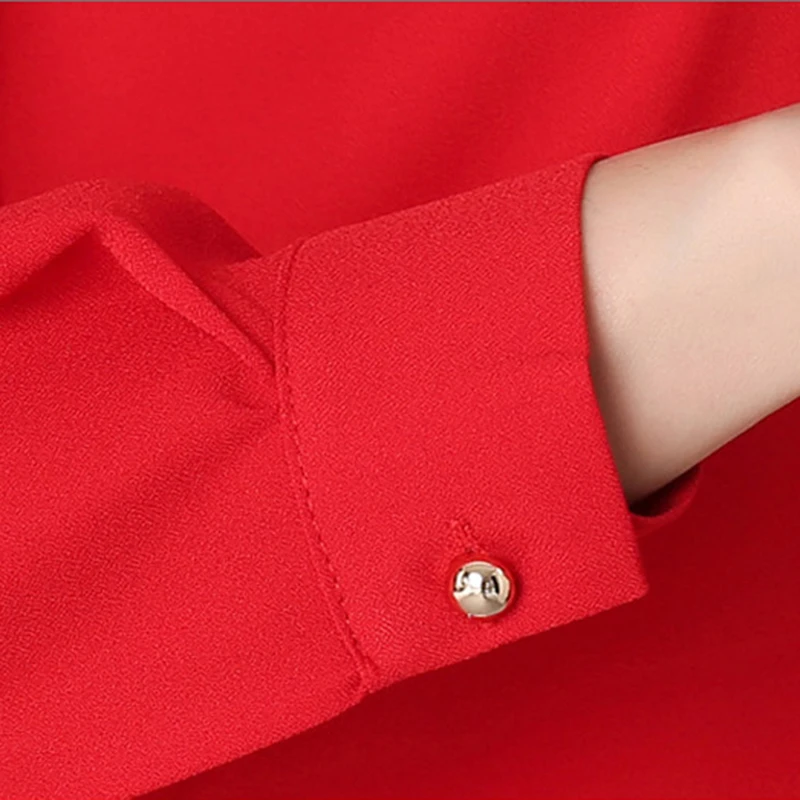 

New Chiffon Women Blouse Shirt Tops Tee Blusas Feminina Elegant Print Office Formal Chemise Femme Vintage Spring Summer