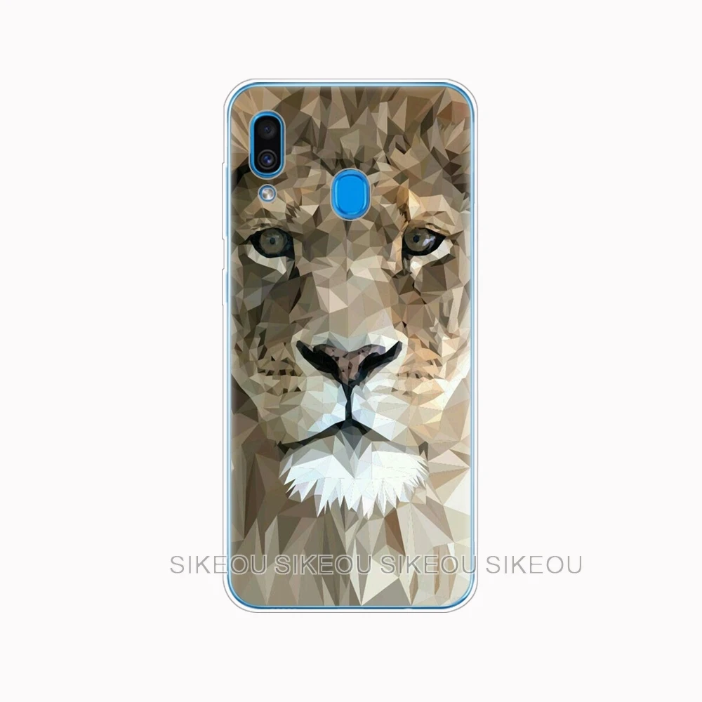 10113 Силиконовый чехол для Samsung Galaxy A50 A10 A30 A30S A40 A70 A 50 бампер для телефона Волк тигр лев леопард медведь - Цвет: 10113