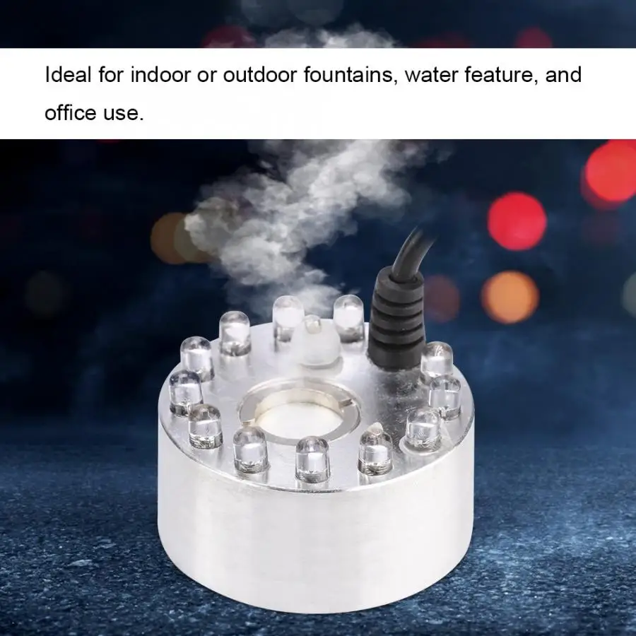 12 Светодиодный аппарат для тумана водопада пруда противотуманная машина