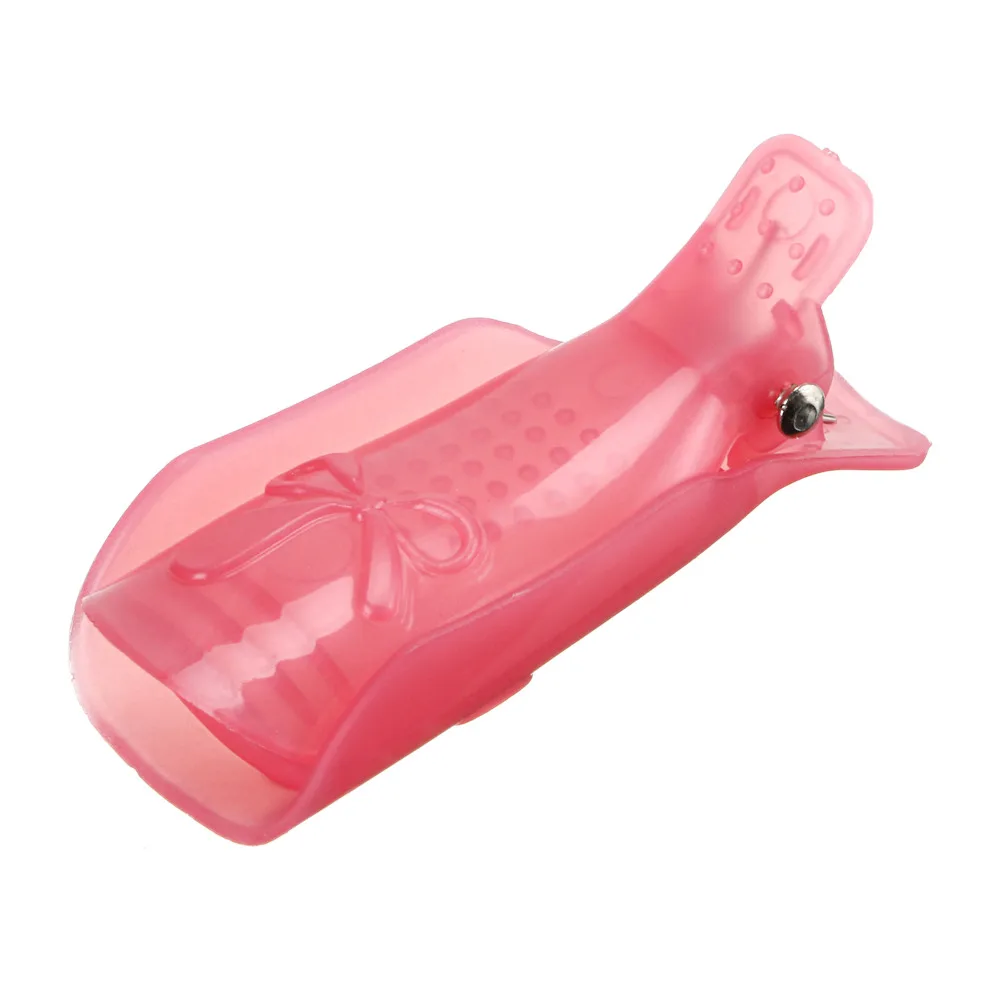 10 Pcs Durable Reusable Plastic Nail Polish Remover Lacquer Tool Soak Off Wrap Cleaner Clip Cap Gel | Красота и здоровье