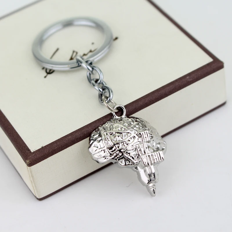 Зло в брелок демоны мозга Форма серебро Цвет кулон Горячая игра Series может