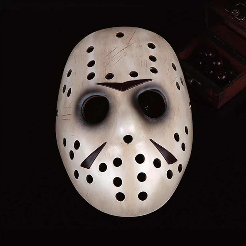 Высококачественная маска Джейсона из смолы Voorhees Freddy, хоккейные маскарадные вечерние маски, маскарадные маски на Хэллоуин для взрослых, Вечерние Маски