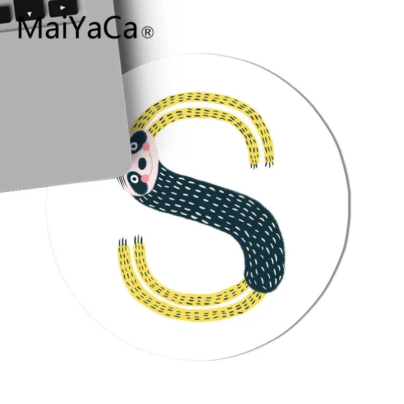 22x22cm MaiYaCa social Ленивцы резиновая мышь прочный Настольный круглый коврик для мыши Аниме ноутбук мыши коврики игровой коврик для мыши Прямая в подарок - Цвет: 22x22cm