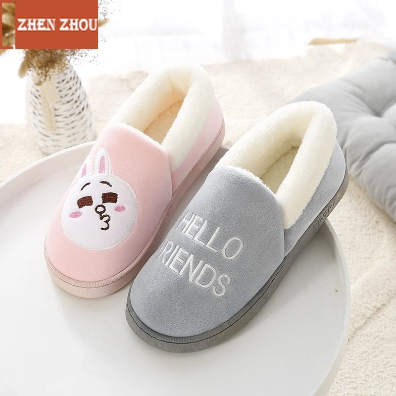Zhenzhou2019 модная домашняя обувь хлопковая с героями мультфильмов домашние