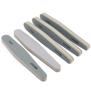2 шт.лот, профессиональные блоки для пилок для ногтей, 220280 зерен, шлифовальные полировальные полоски, инструменты для педикюра, маникюра, дизайна ногтей
