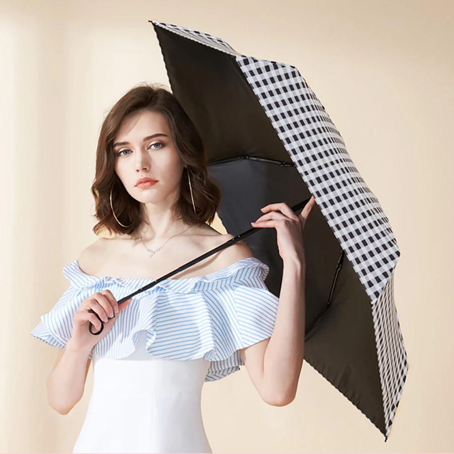 Милый женский ультралегкий зонтик в капсулах маленький складной от солнца и