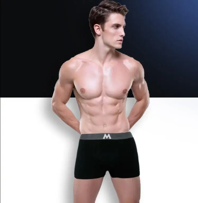 2019 новый плотный Шорты Мужская четыре угловые нижнее белье хлопок Повседневная