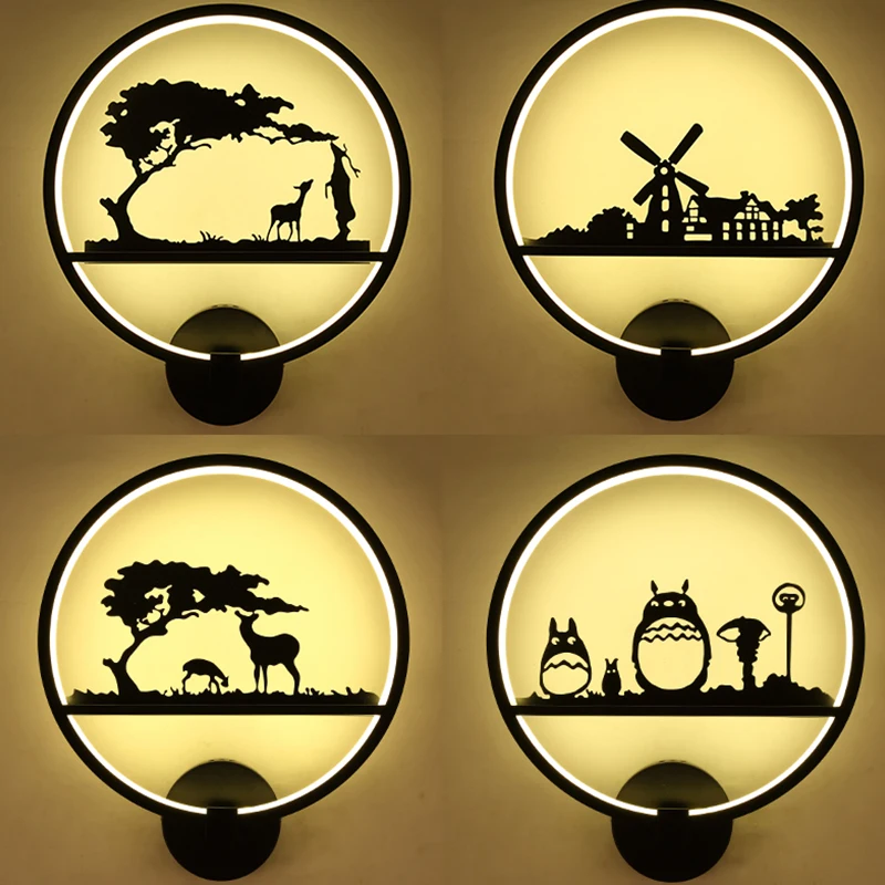 Европейский Креативный светодиодный настенный светильник современная лестница