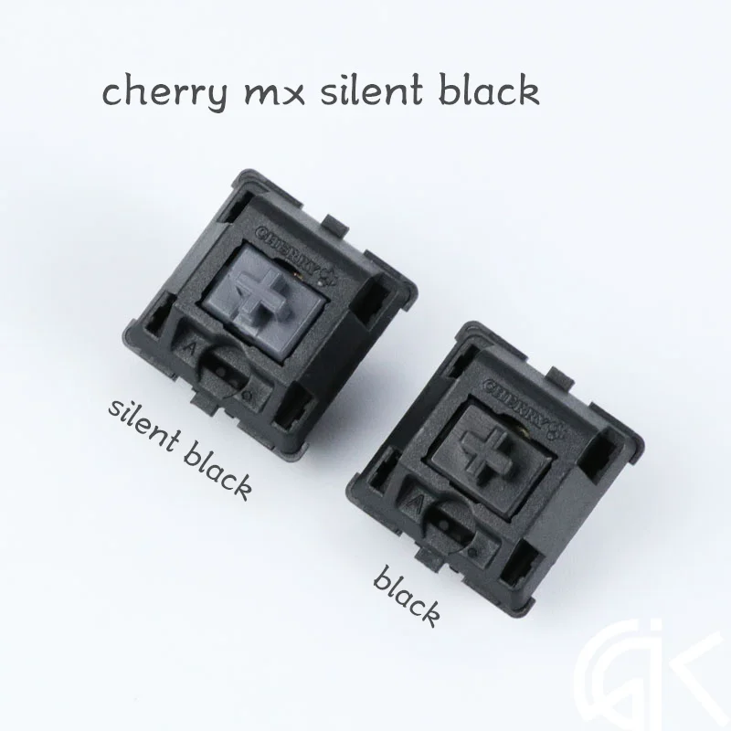 1 шт. оригинальный бесшумный переключатель Cherry MX механическая клавиатура черный