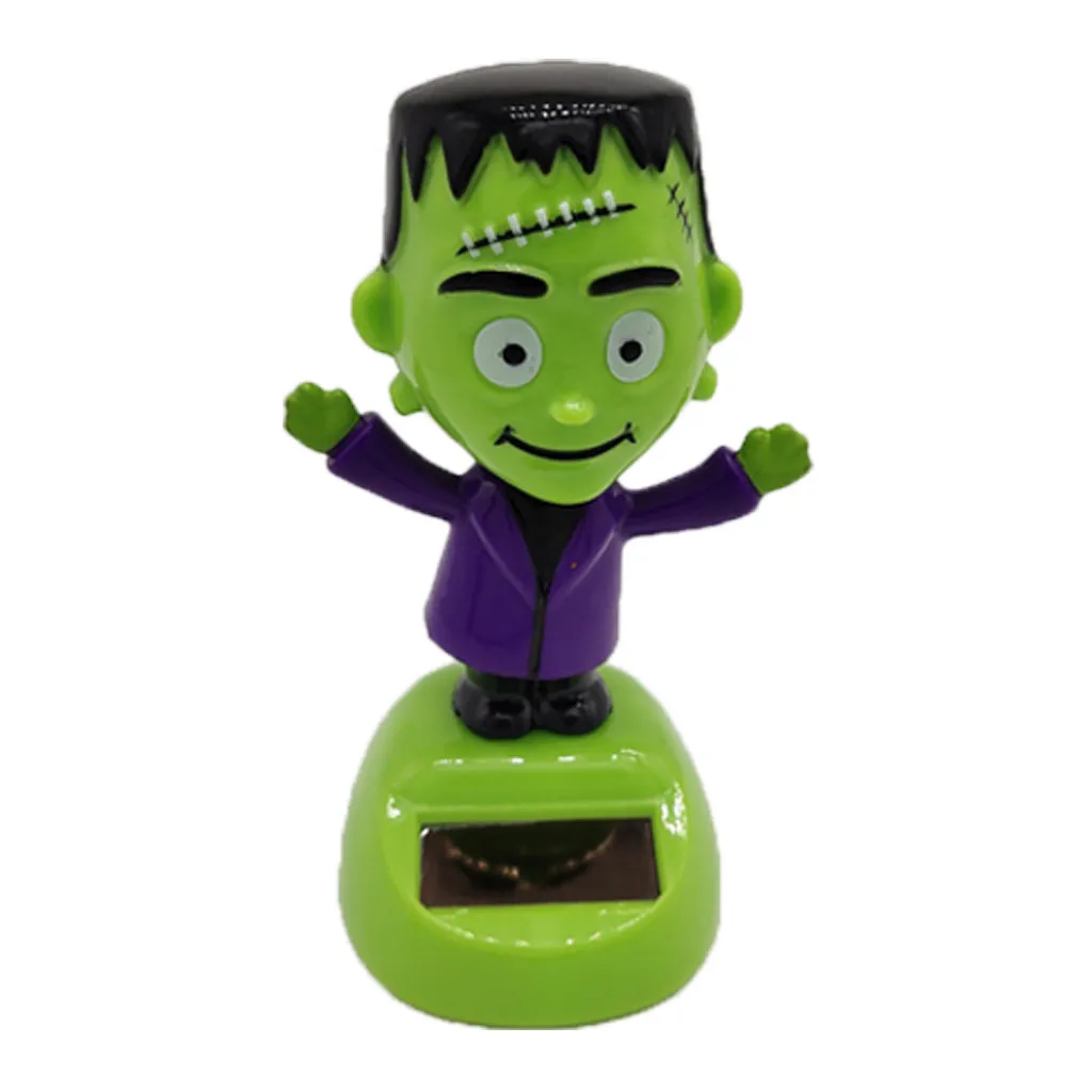 1 шт. на солнечной батарее вращающаяся голова собака кошка милые животные Скажите