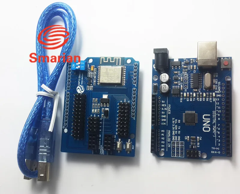 Smarian официальный разработка Wi-Fi Kit для Arduino UNO R3 + ESP8266 Беспроводной щит CH340G MEGA328P