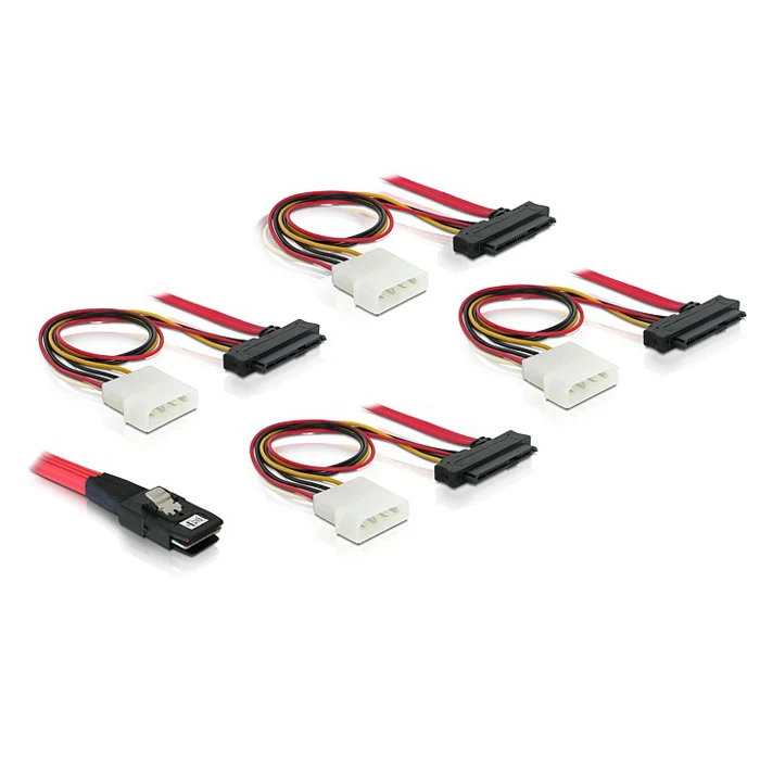 LSI / 3Ware Molex Mini SAS кабель SFF 8087 для 8482 питания x 4 SAS|mini sas cable|sas cablesff-8087 to sff-8482 |