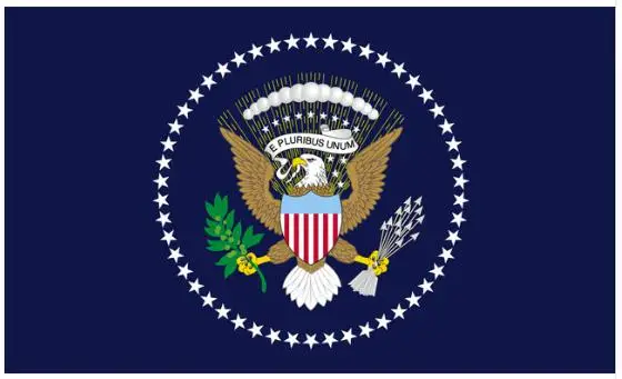 

Трибуна 60x90 см 90x150 см 120x180 см Флаг президента США