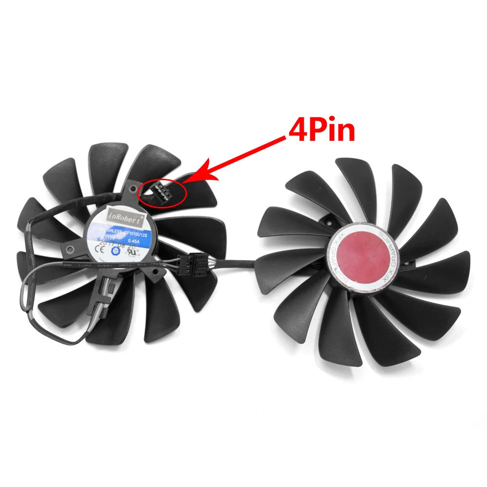 Вентилятор охлаждения 95 мм FDC10U12S9-C CF1010U12S для XFX AMD Radeon RX 560D 570 580 RX570 RX580 RX560D