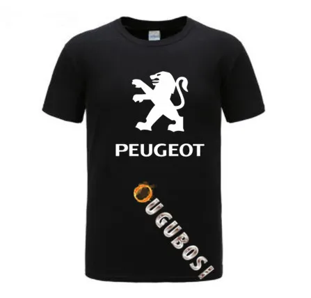 Футболка мужская с коротким рукавом модная рубашка для Peugeot Летний стиль |