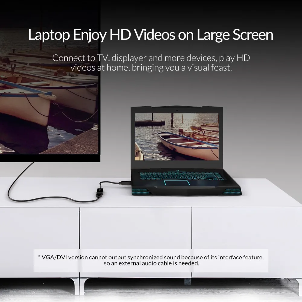 Адаптер ORICO 4K с портом дисплея папа DP DVI мама экран 1 дюйма 1080P 60 Гц кабель конвертер