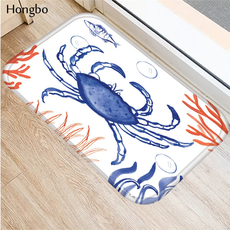 Оригинальные коврики Hongbo моющиеся морской природы для спальни звезды раковины