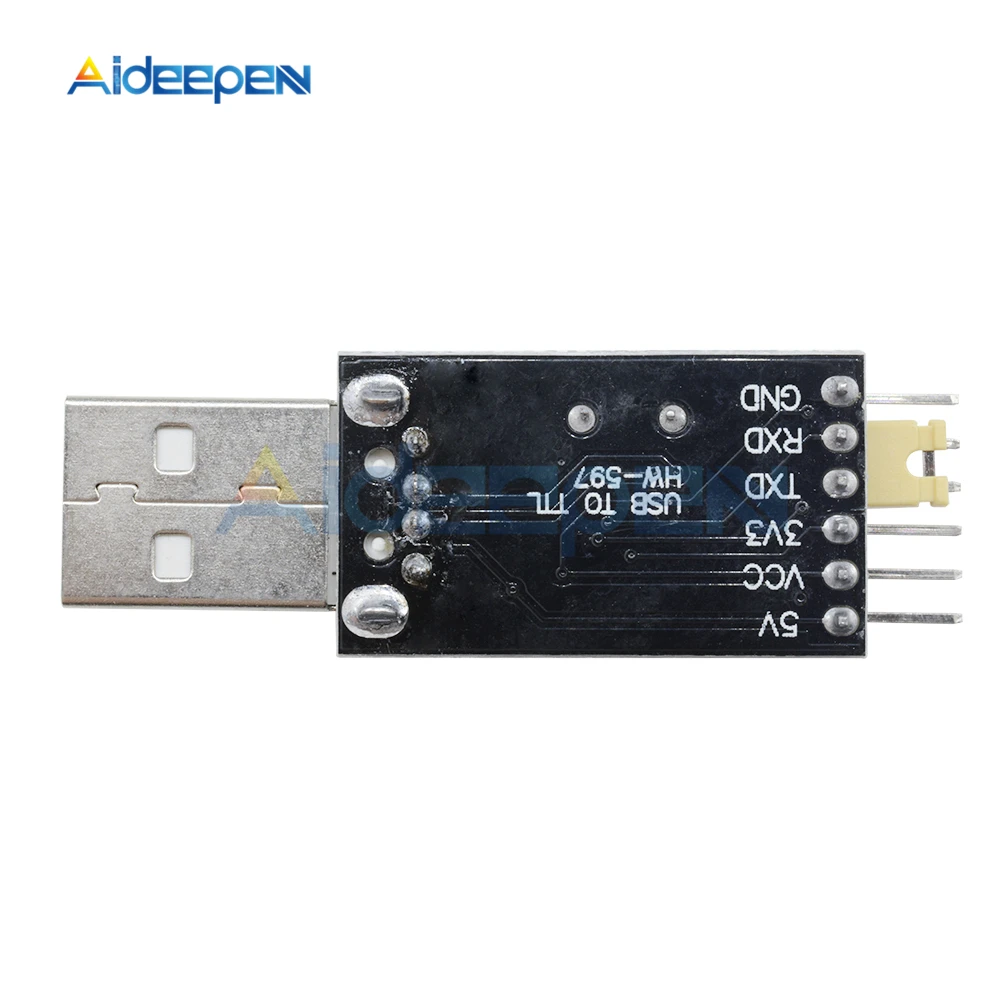 10 шт. USB в TTL преобразователь UART модуль адаптера CH340G CH340 3 В 5 замена Pl2303 CP2102|Детали и