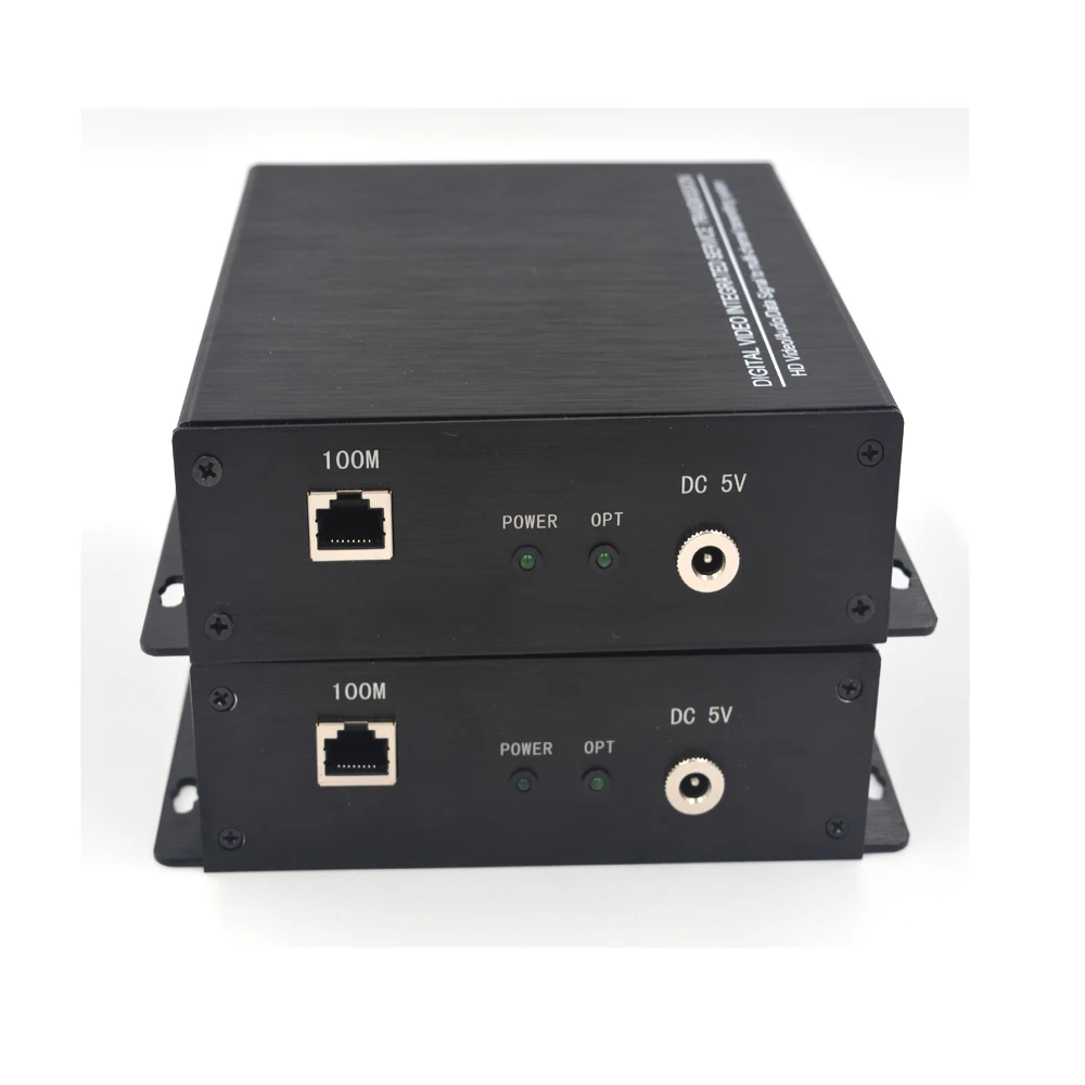 Премиум 4 канальные HD SDI удлинители Видео Аудио Ethernet для оптоволоконных медиа