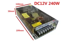 High reliability 220-240V DC 12V Switch Power Supply Driver 240w power supply For LED Strip Light Display Universal AC input