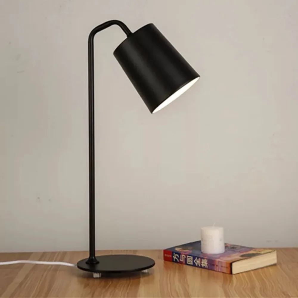 Современная настольная лампа в скандинавском стиле T-образный цилиндрический