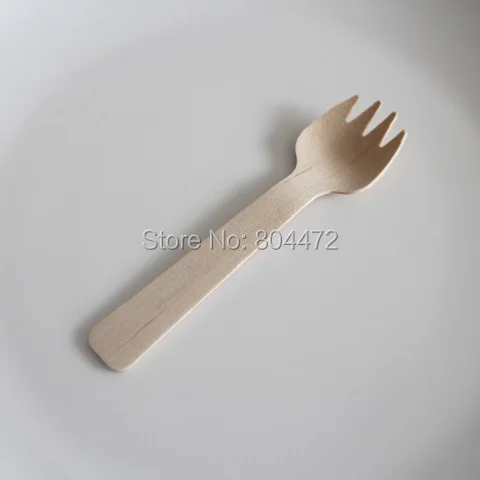 500 шт. одноразовые деревянные маленькая ложка крем образец чайная с Плоским Краем