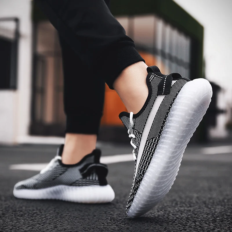 2019 новые освещенные спортивные мужские туфли кроссовки уличные дышащие на