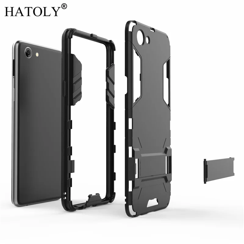Чехол HATOLY для Oppo Realme 1 чехол Realme1 резиновая броня робота тонкий жесткий телефона 6