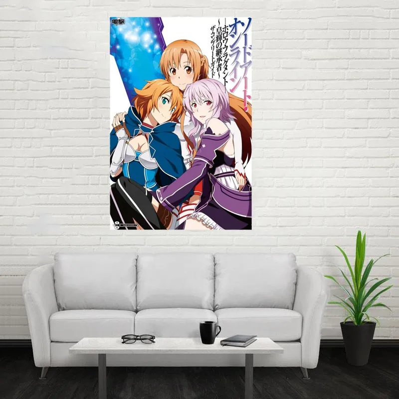 Симпатичная новинка Обувь для вечеринки в Стиле косплей Sword Art Online плакат