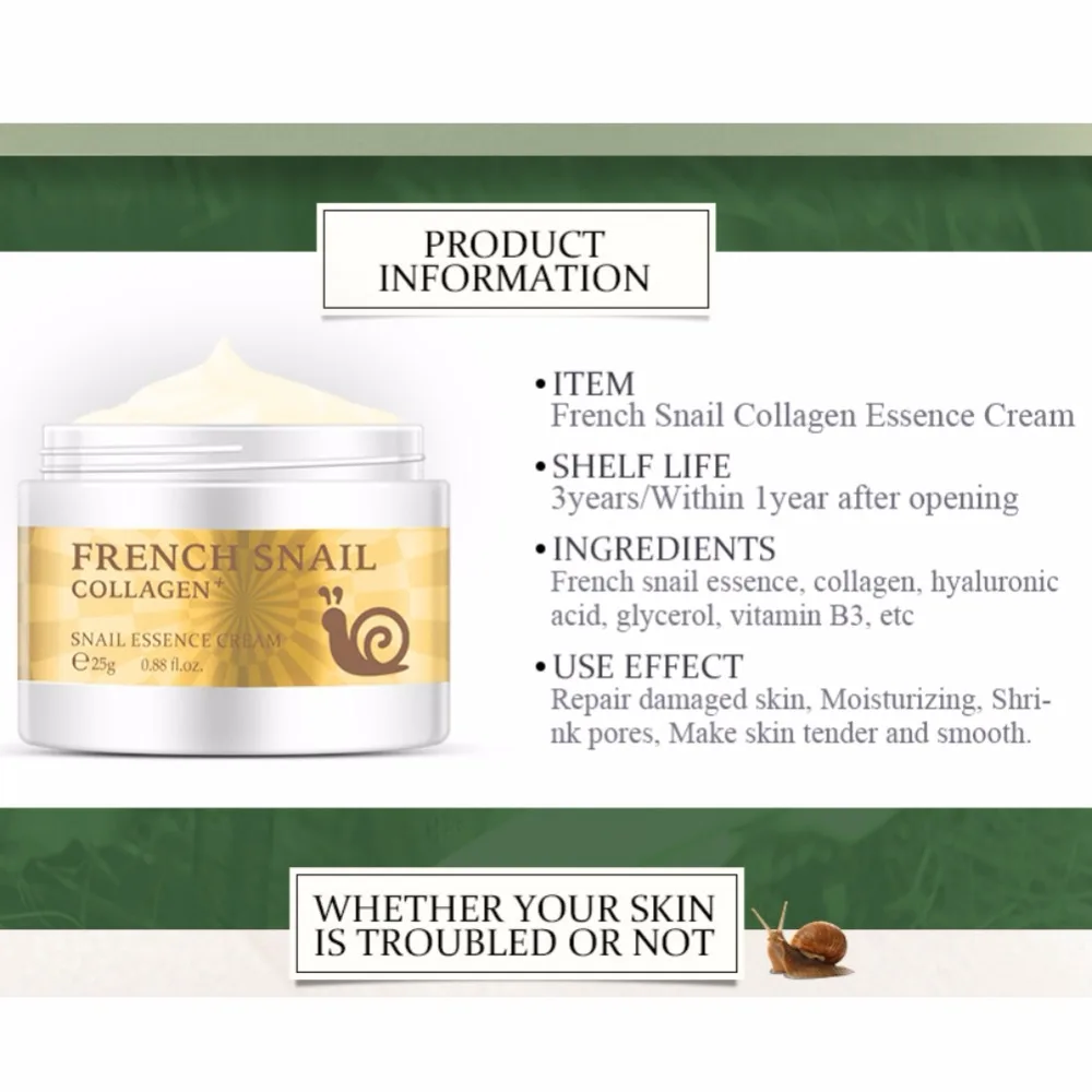 Дневной крем с гиалуроновой кислотой и экстрактом улитки|Дневные крема