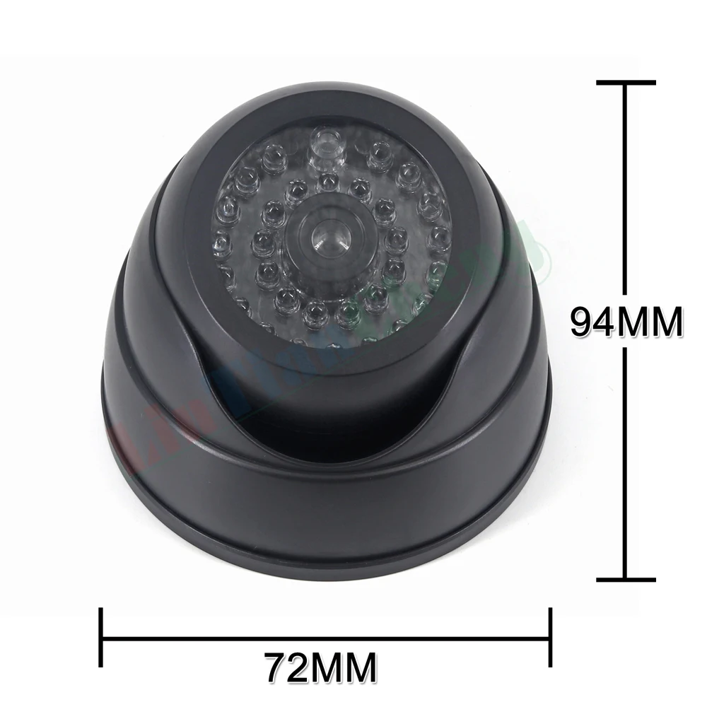 LINTIANCHENG 3pcs Mini Fake Camera surveillance Outdoor With Flashing LED Light CCTV Home Security Dummy Simulation Camera