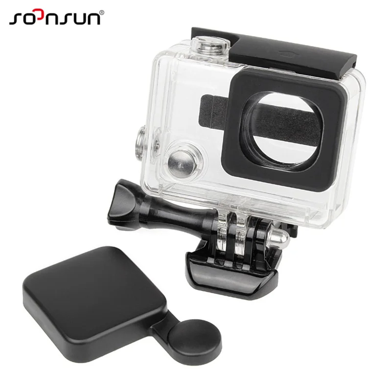 SOONSUN крышка объектива Защитная камеры + Крышка корпуса чехол для GoPro Hero 4 3
