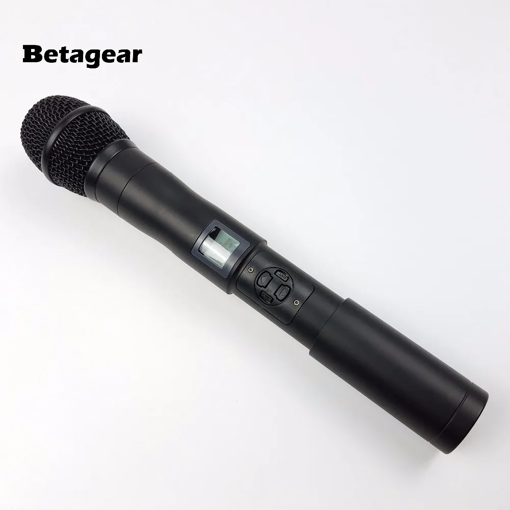 Betagear QLDX4 740-790 МГц беспроводной микрофон Система сценический микрофон истинное разнообразие микрофон цифровой микрофон ручной микрофон