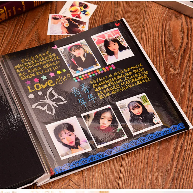 Ретро альбом из высококачественной замши 12 дюймов самоклеящийся для