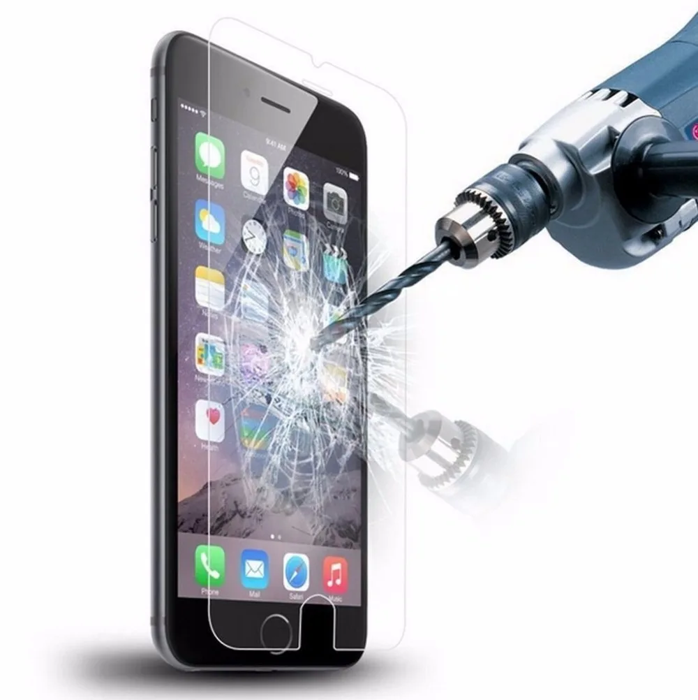Закаленное стекло для iPhone 6S Plus защита экрана противоударное Защитная пленка 6