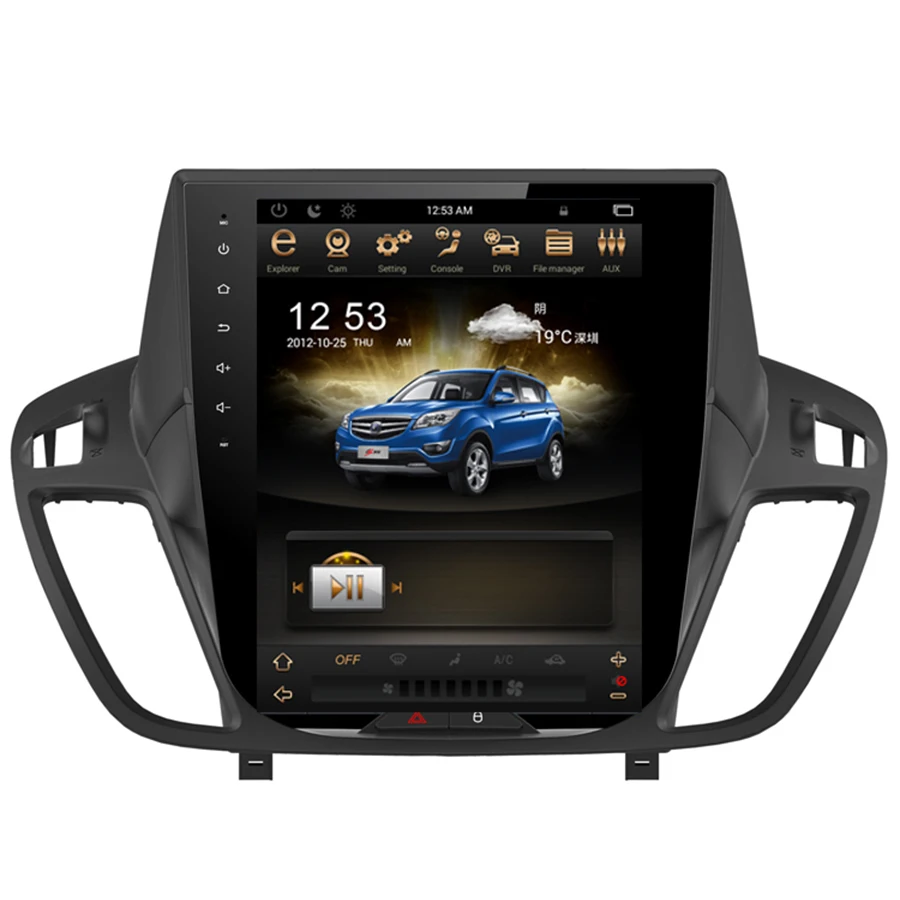 Asvegen Tesla Style 10 4 дюймов Android 6 0 четырехъядерный автомобильный мультимедийный DVD