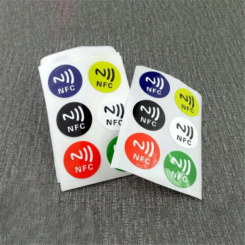 Наклейки Nfc s 13 56 МГц наклейка Клейкая Этикетка Rfid Совместимость с телефоном| |