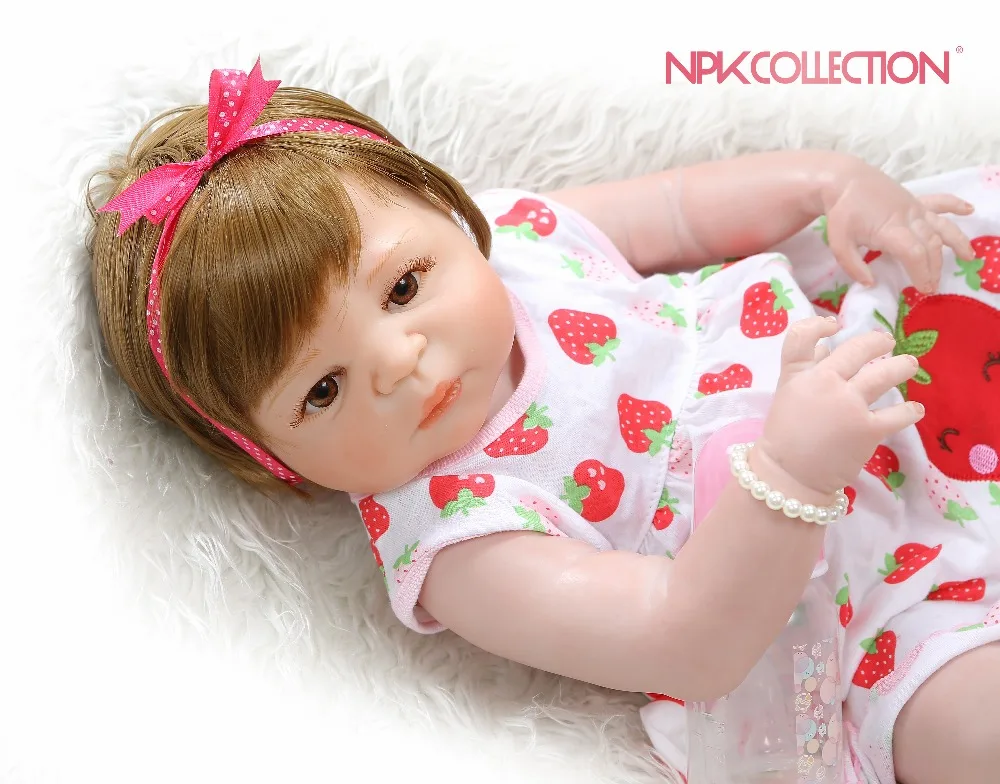 Кукла реборн силиконовая 56 см для новорожденных девочек | Игрушки и хобби