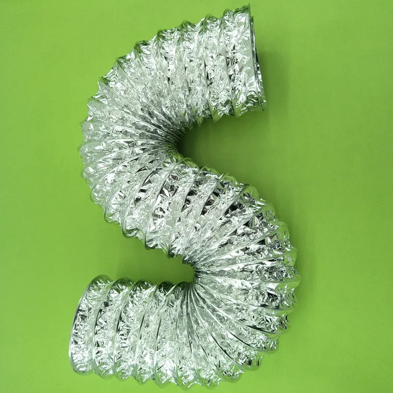 

Single layer aluminum foil pipe / vent pipe / aluminum foil hose / vent pipe