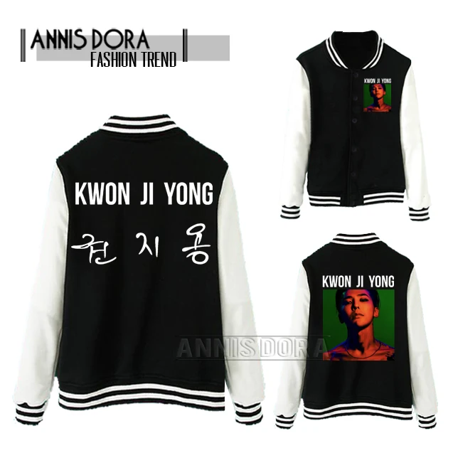 BIGBANG GDRAGON Solo чехол для альбома Kwon Ji Yong бейсбольная куртка|baseball jacket|jacket jacketbigbang jacket |